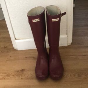 Hunter rain boots